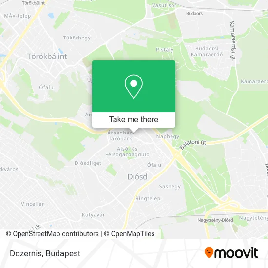 Dozernis map