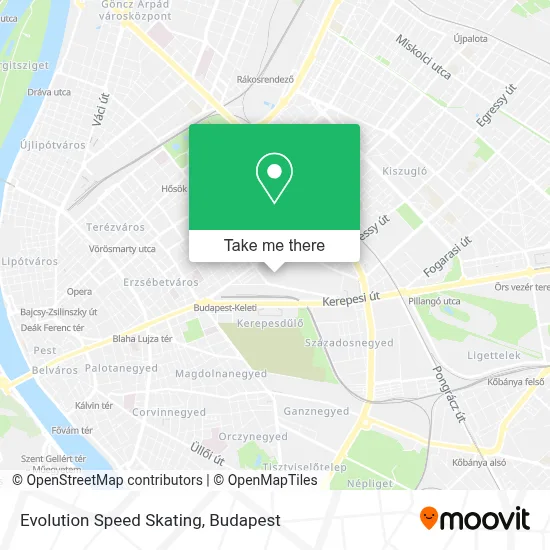 Evolution Speed Skating map