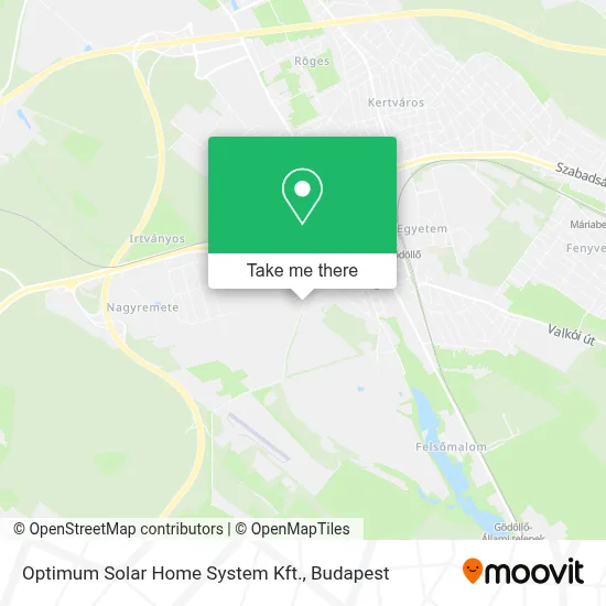 Optimum Solar Home System Kft. map
