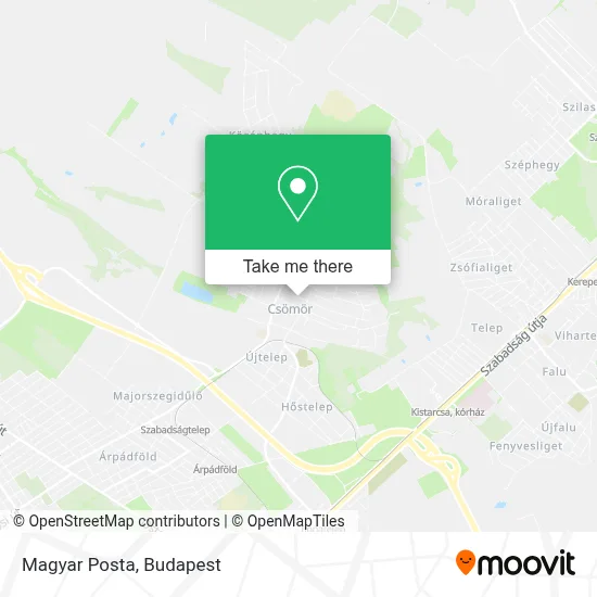 Magyar Posta map
