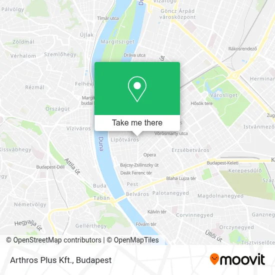 Arthros Plus Kft. map
