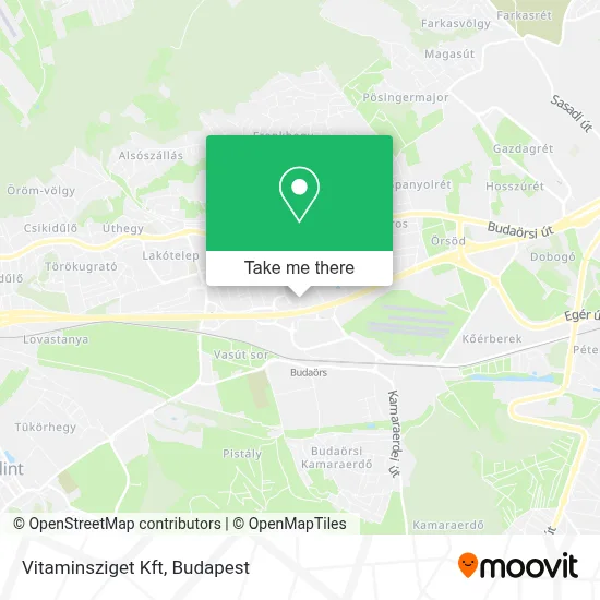 Vitaminsziget Kft map