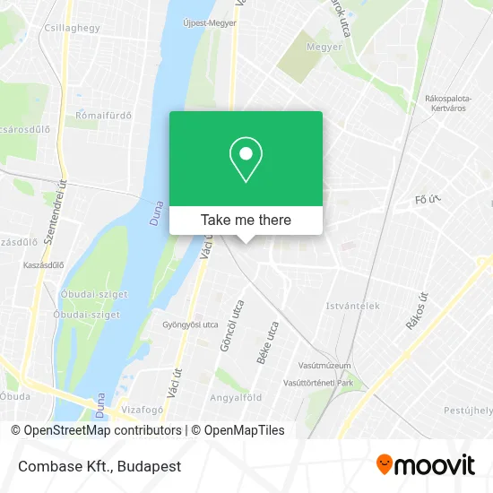 Combase Kft. map