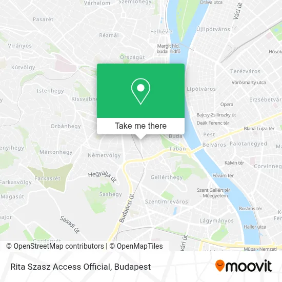 Rita Szasz Access Official map