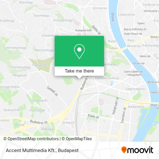 Accent Multimedia Kft. map