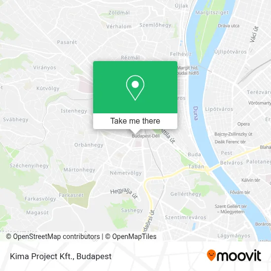 Kima Project Kft. map
