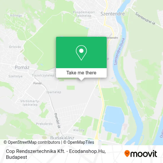 Cop Rendszertechnika Kft. - Ecodanshop.Hu map