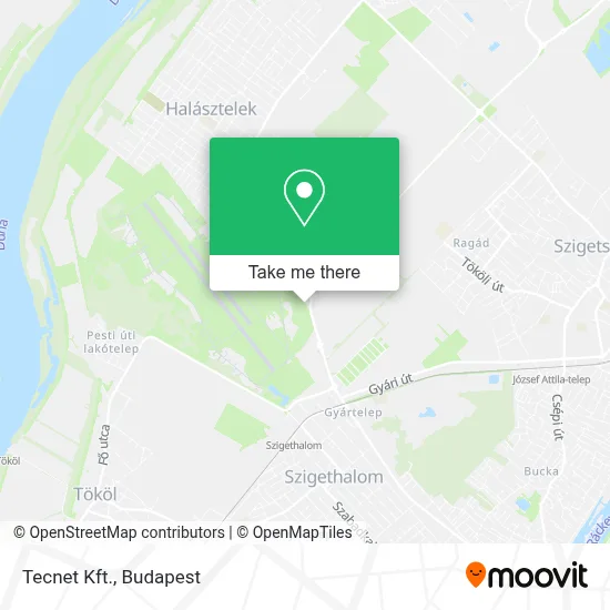 Tecnet Kft. map