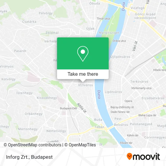 Inforg Zrt. map