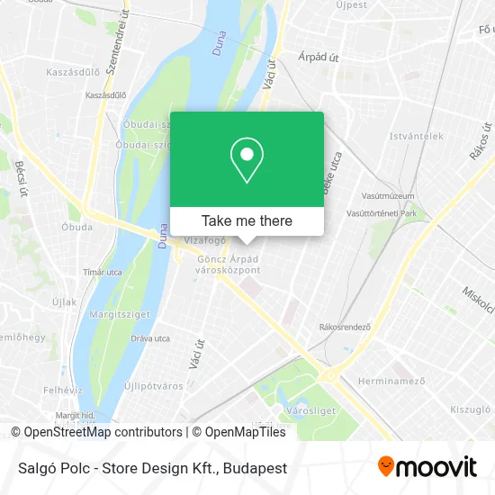 Salgó Polc - Store Design Kft. map