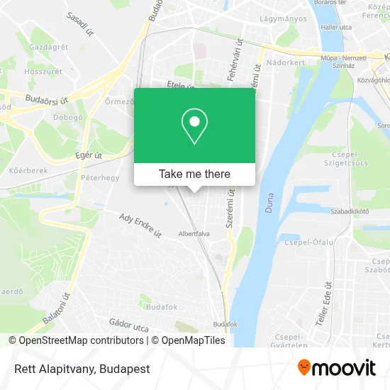 Rett Alapitvany map