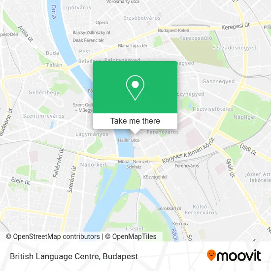 British Language Centre map