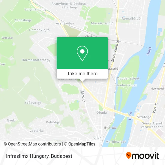 Infraslimx Hungary map