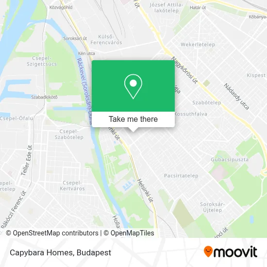 Capybara Homes map