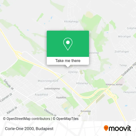Corle-One 2000 map