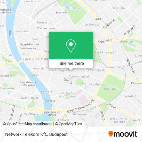 Network Telekom Kft. map