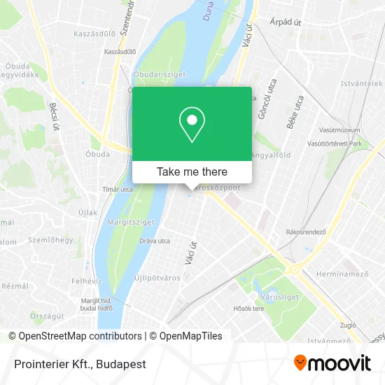 Prointerier Kft. map