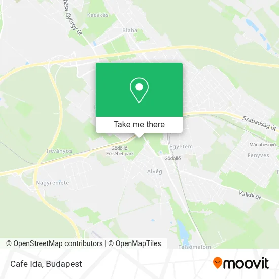 Cafe Ida map