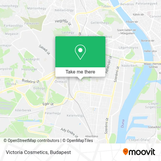 Victoria Cosmetics map