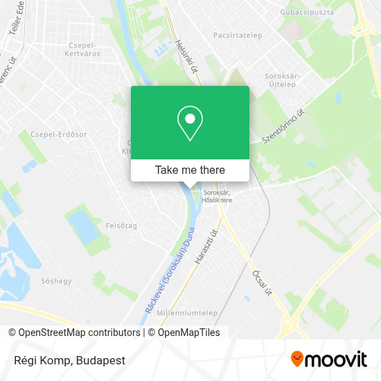 Régi Komp map