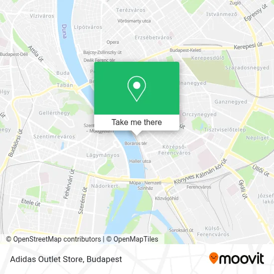 Adidas Outlet Store map