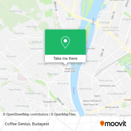 Coffee Genius map