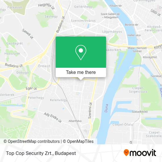 Top Cop Security Zrt. map