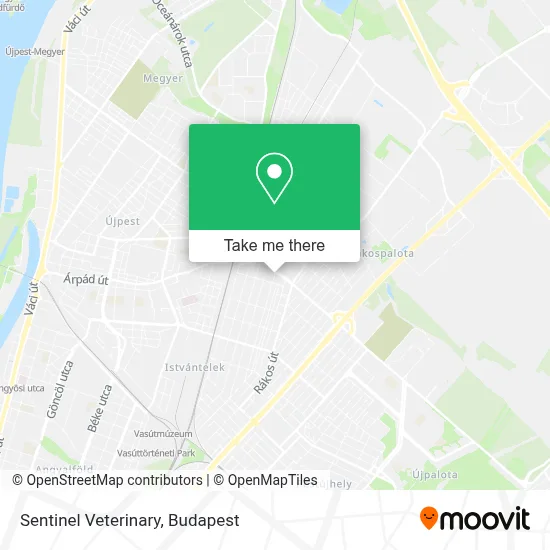 Sentinel Veterinary map