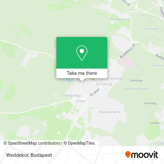 Weddekor map