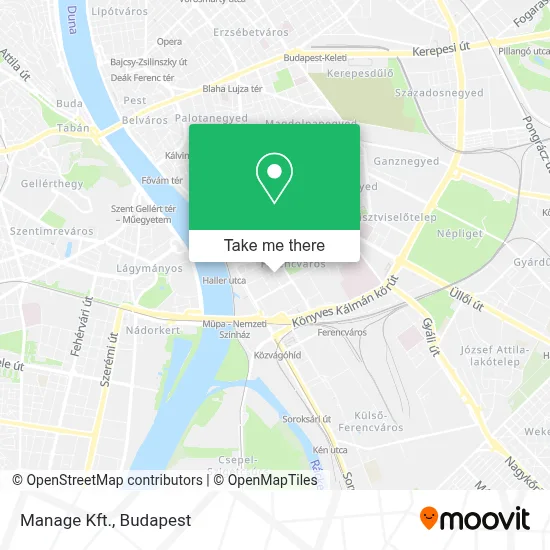 Manage Kft. map