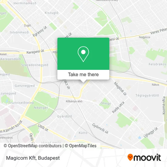 Magicom Kft map