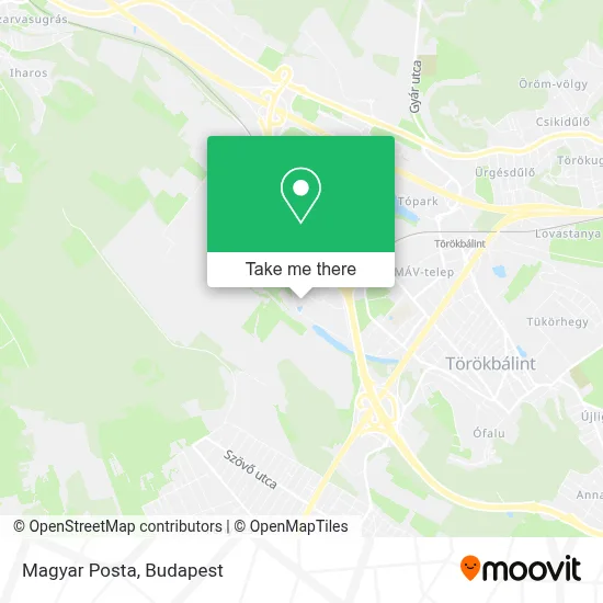Magyar Posta map