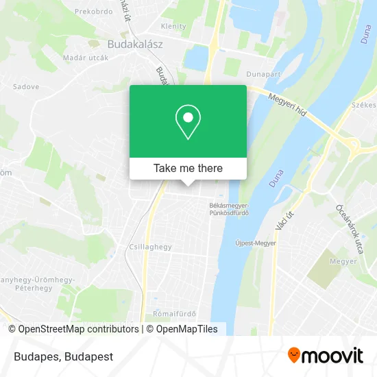 Budapes map