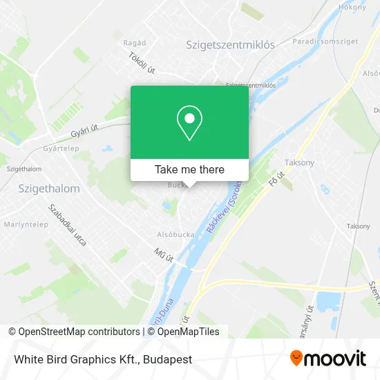 White Bird Graphics Kft. map