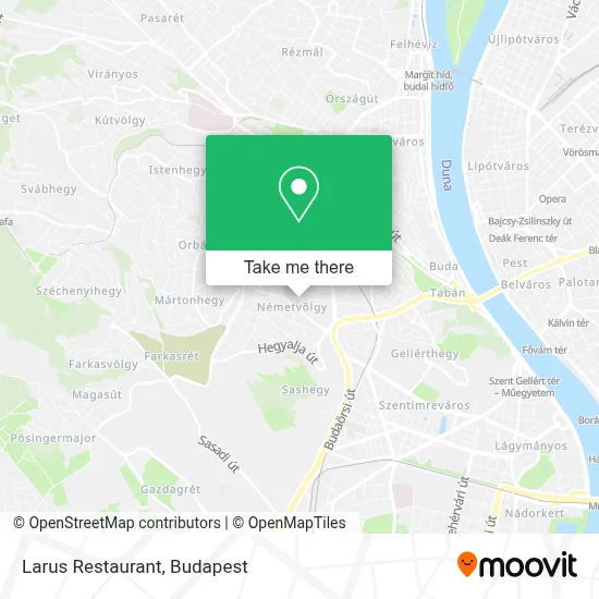 Larus Restaurant map