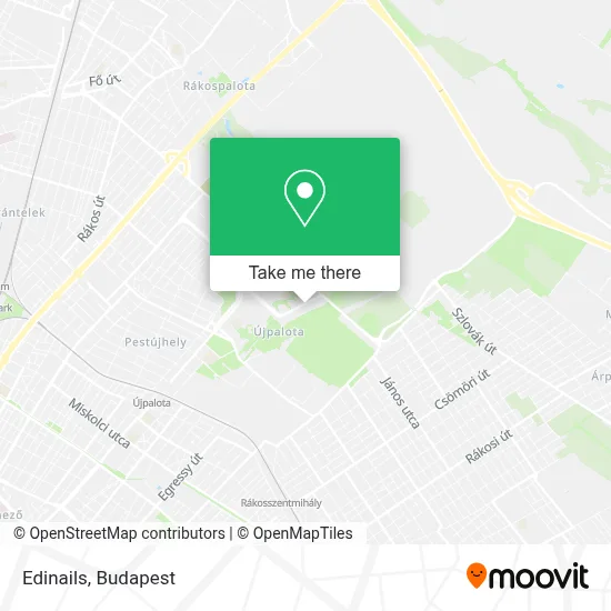 Edinails map