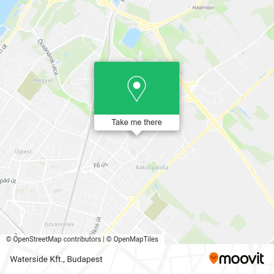 Waterside Kft. map