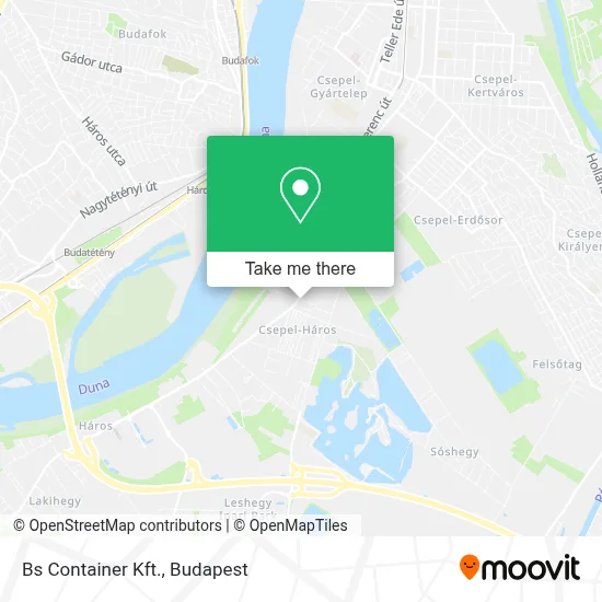 Bs Container Kft. map