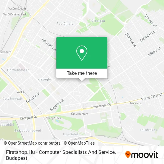 Firstshop.Hu - Computer Specialists And Service map