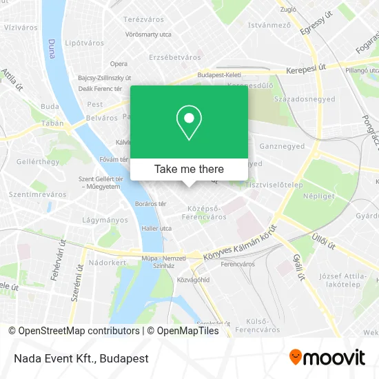 Nada Event Kft. map