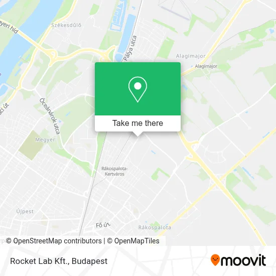 Rocket Lab Kft. map