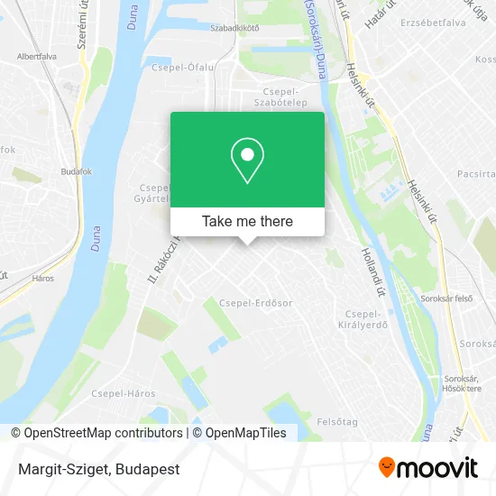 Margit-Sziget map