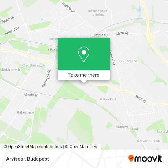 Arviscar map