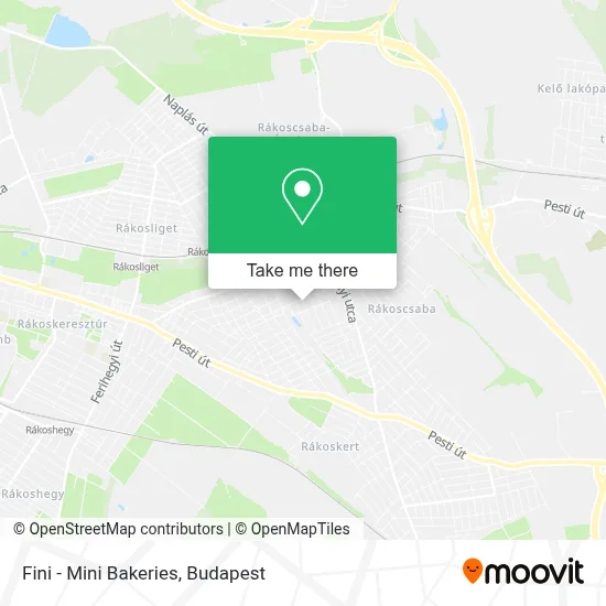 Fini - Mini Bakeries map