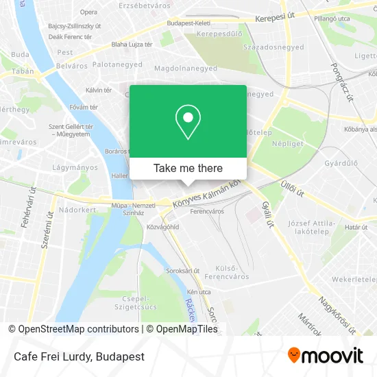 Cafe Frei Lurdy map