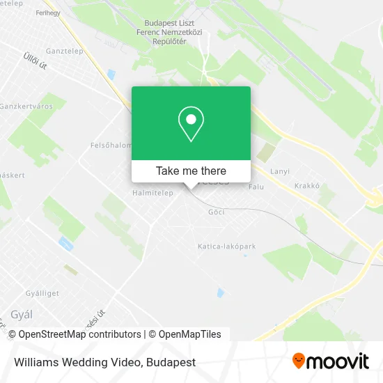Williams Wedding Video map