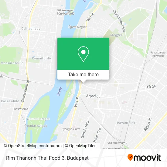 Rim Thanonh Thai Food 3 map