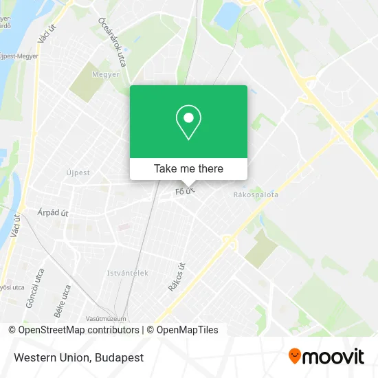 Western Union map