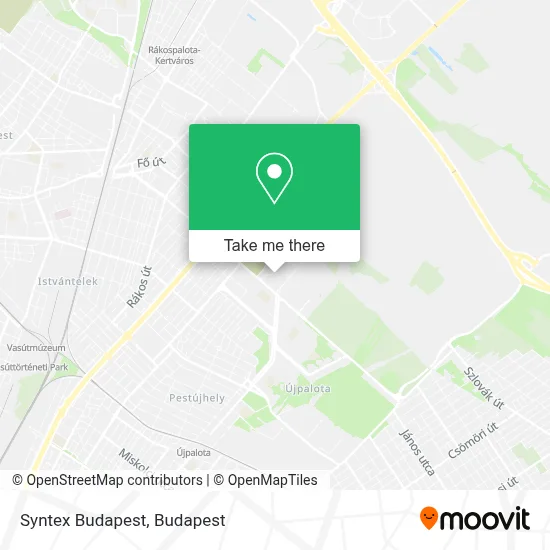 Syntex Budapest map