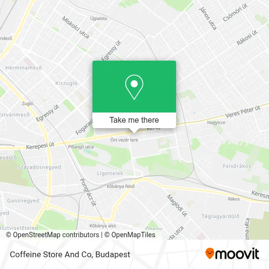 Coffeine Store And Co map